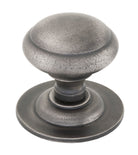 From The Anvil's Antique Pewter Round Centre Door Knob