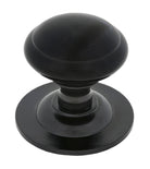 From The Anvil's Black Round Centre Door Knob