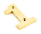 From The Anvil's Polished Brass Polished Brass Numeral