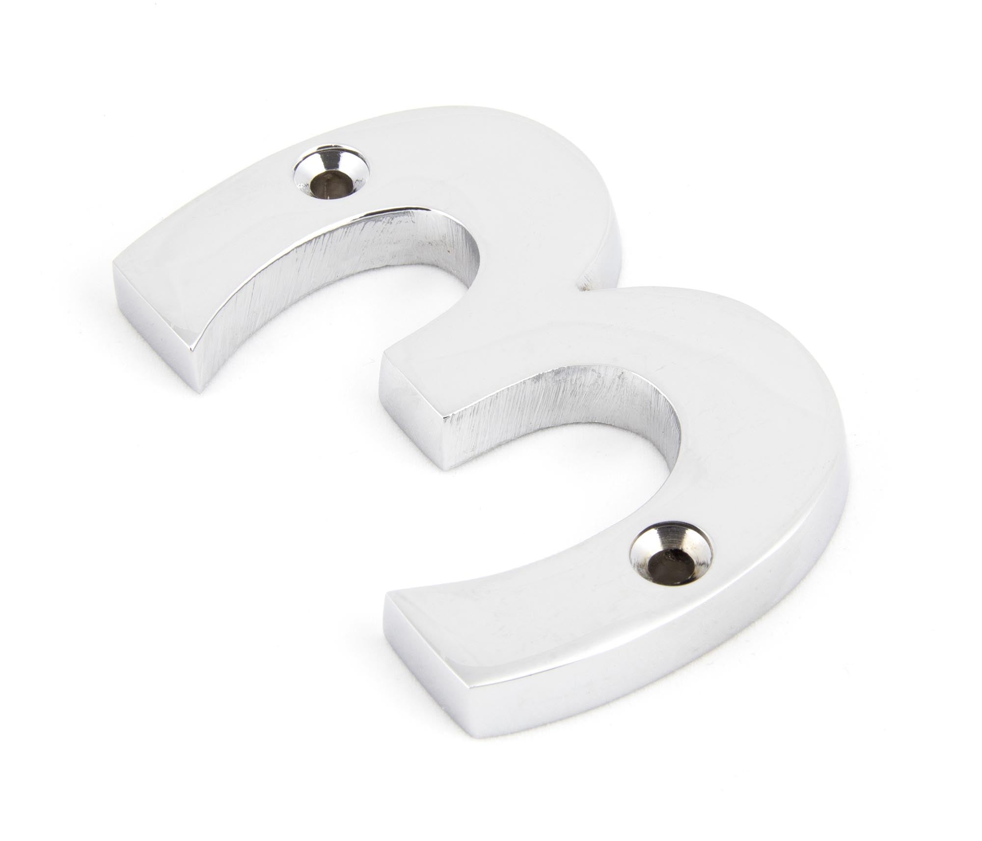 From The Anvil's Polished Chrome Polished Chrome Numeral
