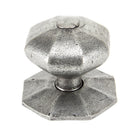 From The Anvil's Pewter Patina Octagonal Centre Door Knob