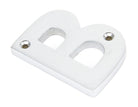 From The Anvil's Satin Chrome Satin Chrome Letter