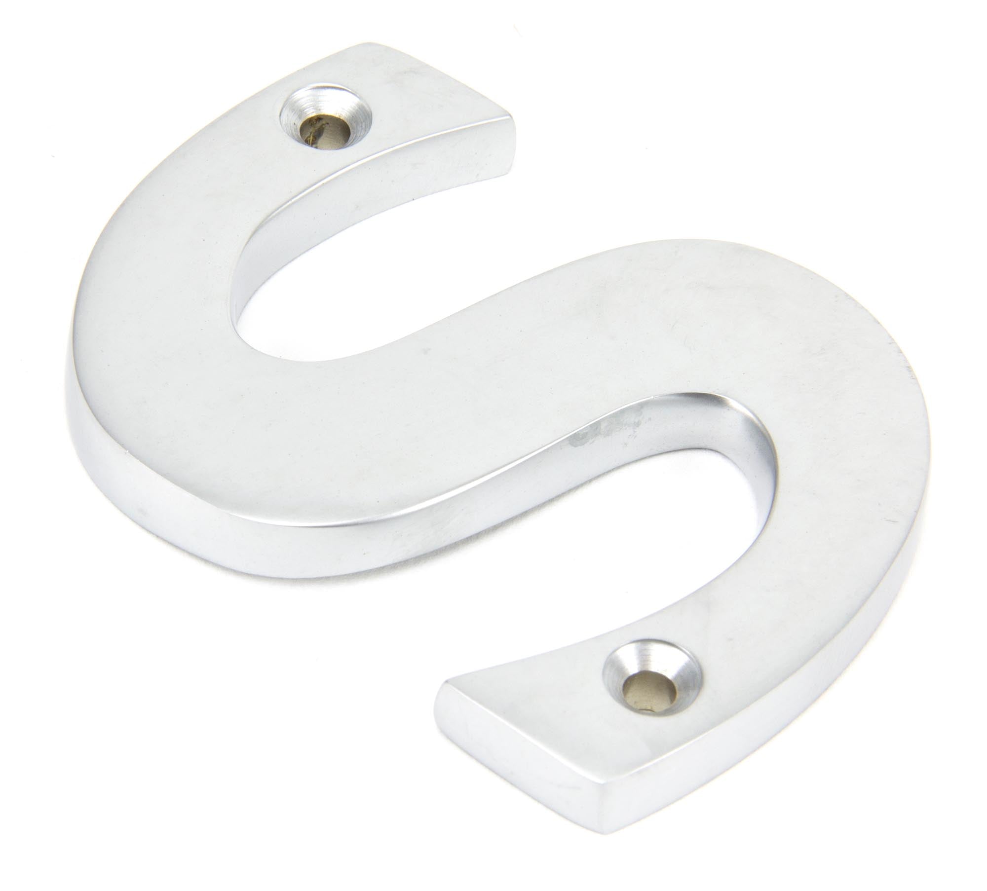 From The Anvil's Satin Chrome Satin Chrome Letter