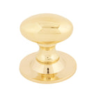 From The Anvil's Polished Brass Oval Cabinet Knob