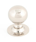 From The Anvil's Polished Nickel Ball Cabinet Knob