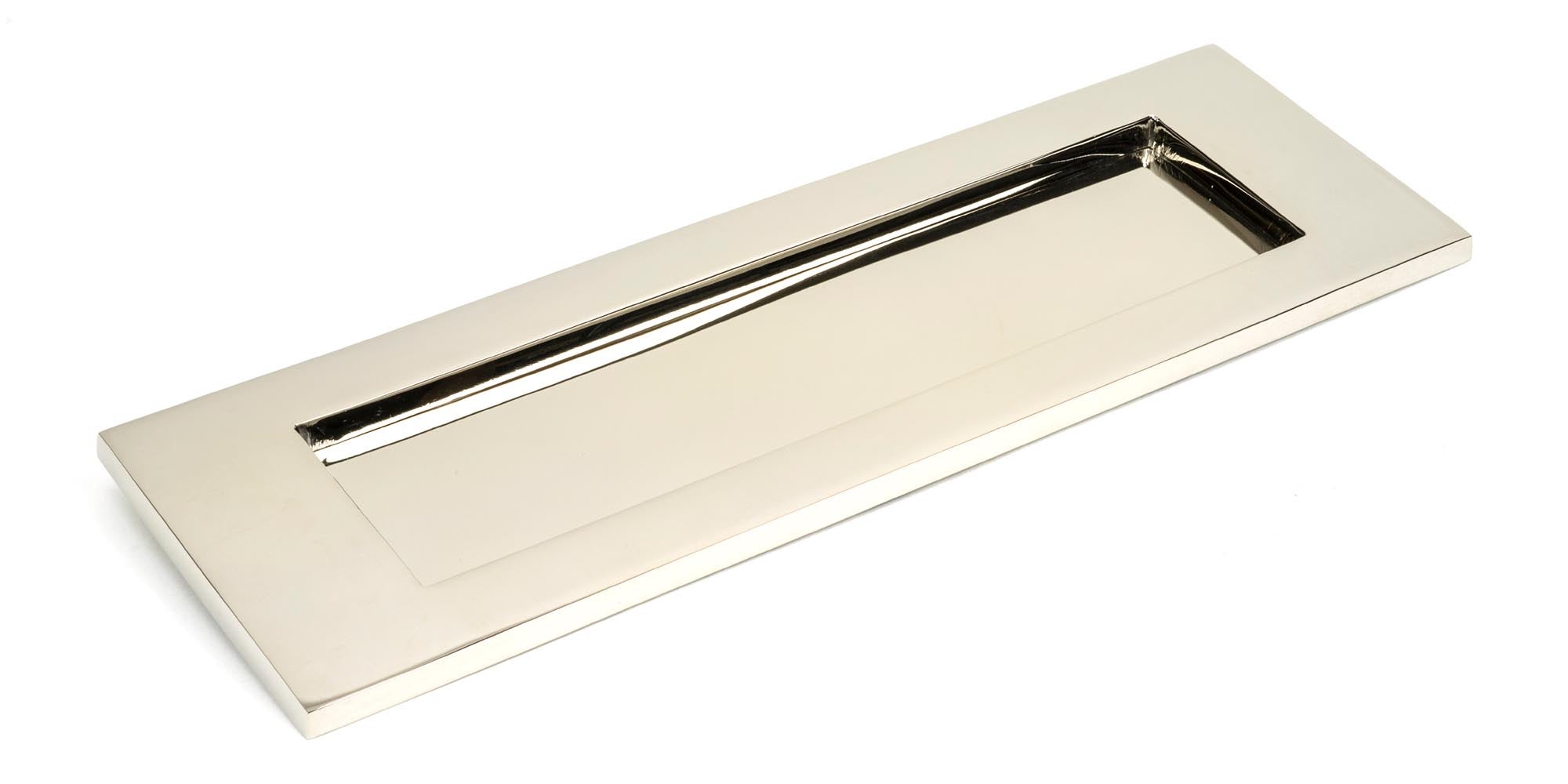 From The Anvil's Polished Nickel Letter Plate