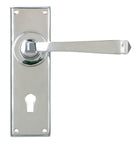 From The Anvil's Polished Chrome Avon Lever Lock Set