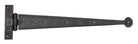 From The Anvil's External Beeswax Penny End T Hinge (pair)