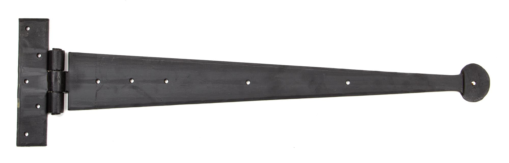 From The Anvil's External Beeswax Penny End T Hinge (pair)