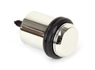 From The Anvil's Polished Nickel Floor Mounted Door Stop