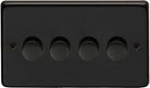 From The Anvil's Matt Black LED Dimmer Switch