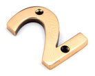 From The Anvil's Polished Bronze Polished Bronze Numeral