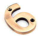 From The Anvil's Polished Bronze Polished Bronze Numeral
