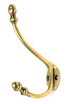 From The Anvil's Aged Brass Hat & Coat Hook
