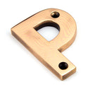 From The Anvil's Polished Bronze Polished Bronze Letter