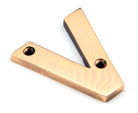 From The Anvil's Polished Bronze Polished Bronze Letter