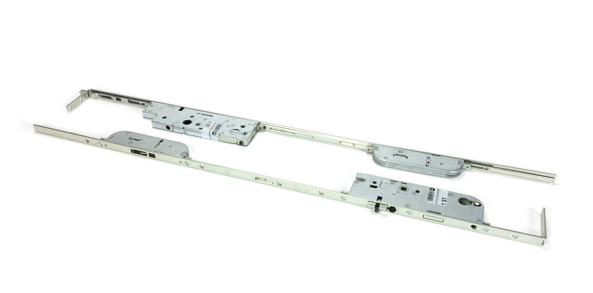 From The Anvil's BZP Maco Interlocking Stable Door Lock 45mm BS