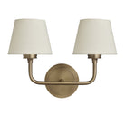 Brass wall light