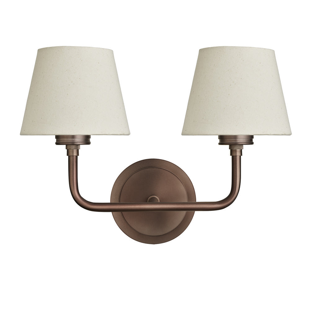 Bronze wall light