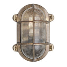 Image of Industville's Bulkhead Glass Outdoor & Bathroom Oval Wall Light 6"