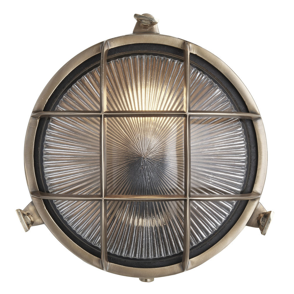 Image of Industville's Bulkhead Outdoor & Bathroom Round Wall Light 8"