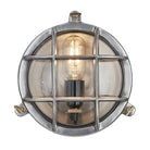 Image of Industville's Bulkhead Outdoor & Bathroom Round Wall Light 8"