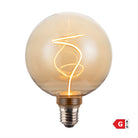 Image of Industville's LED Dimmable Bulb G125 Twisted Filament Globe E27