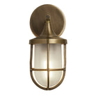 Image of Industville's Harbour Outdoor and Bathroom Wall Light Brass