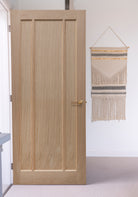 Hand Finished 3 Panel Oak Door in Wood Stain