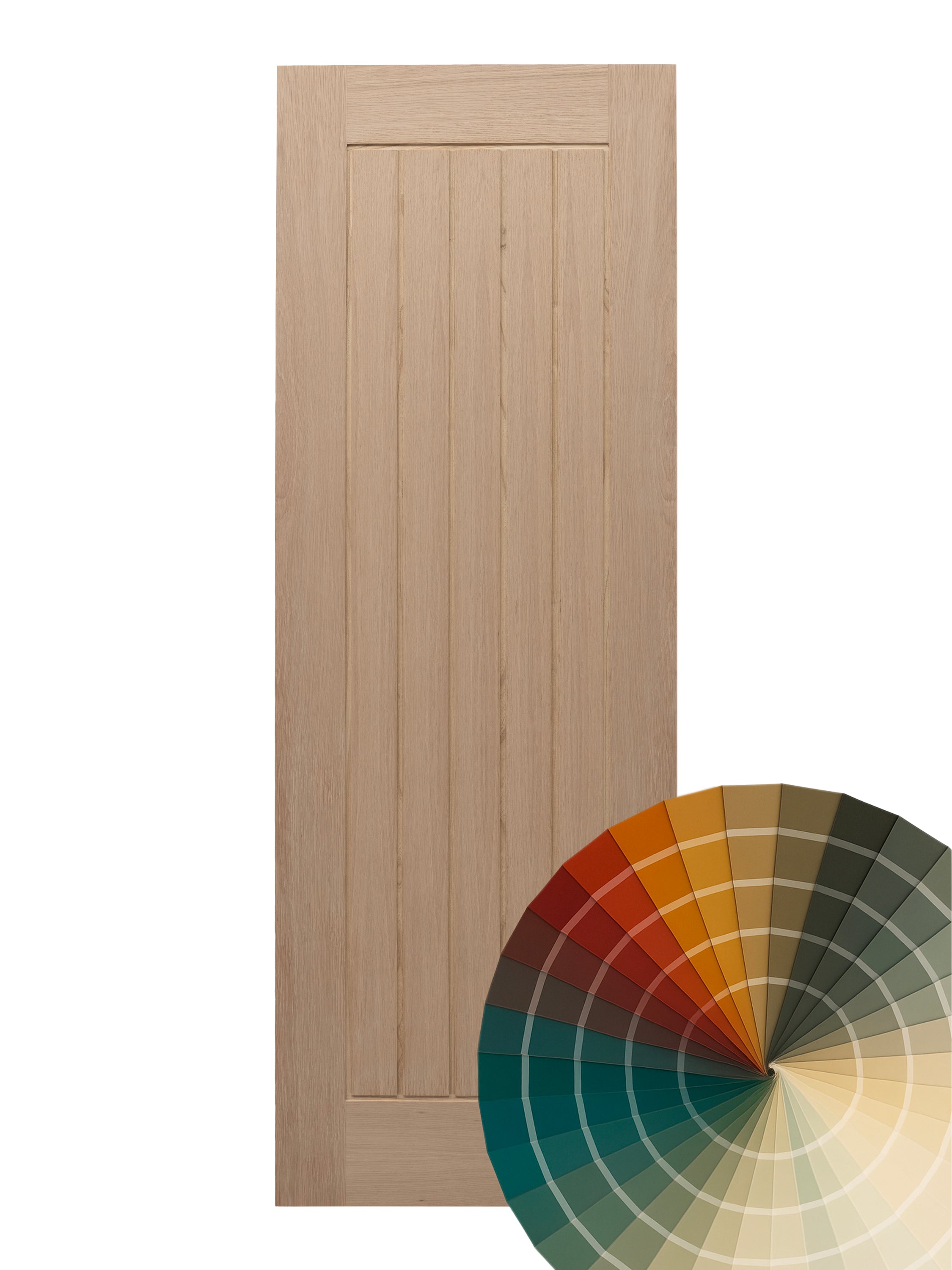 Hand Painted Cotswold Oak Door in a Bespoke Farrow & Ball Paint