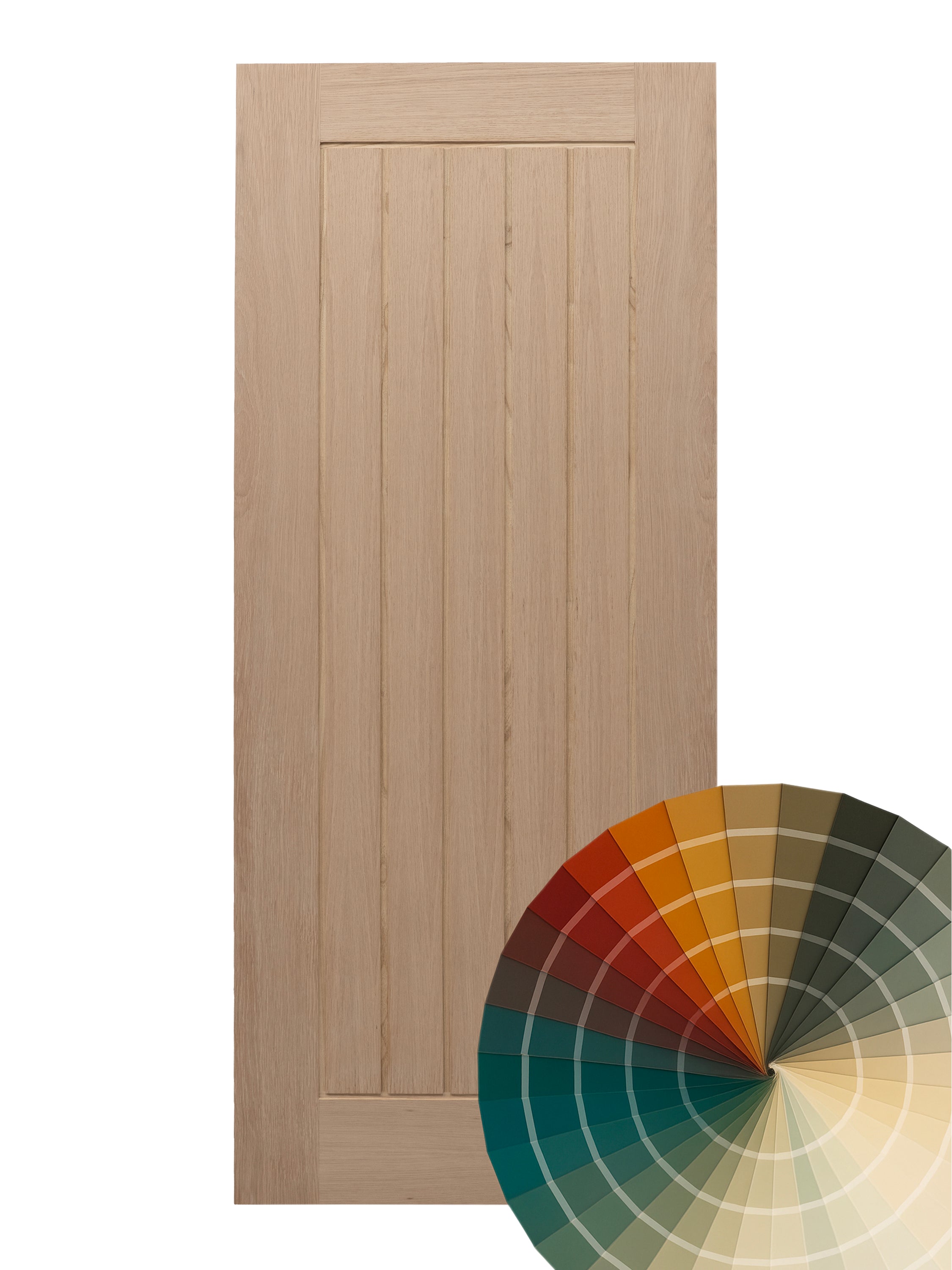 Hand Painted Cotswold Oak Door in a Bespoke Farrow & Ball Paint