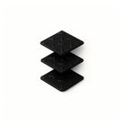 Non-Slip Square REX Tiles (Two Rounded Edges) in Black