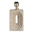 Image of Industville's Travertine Rectangular Table Lamp