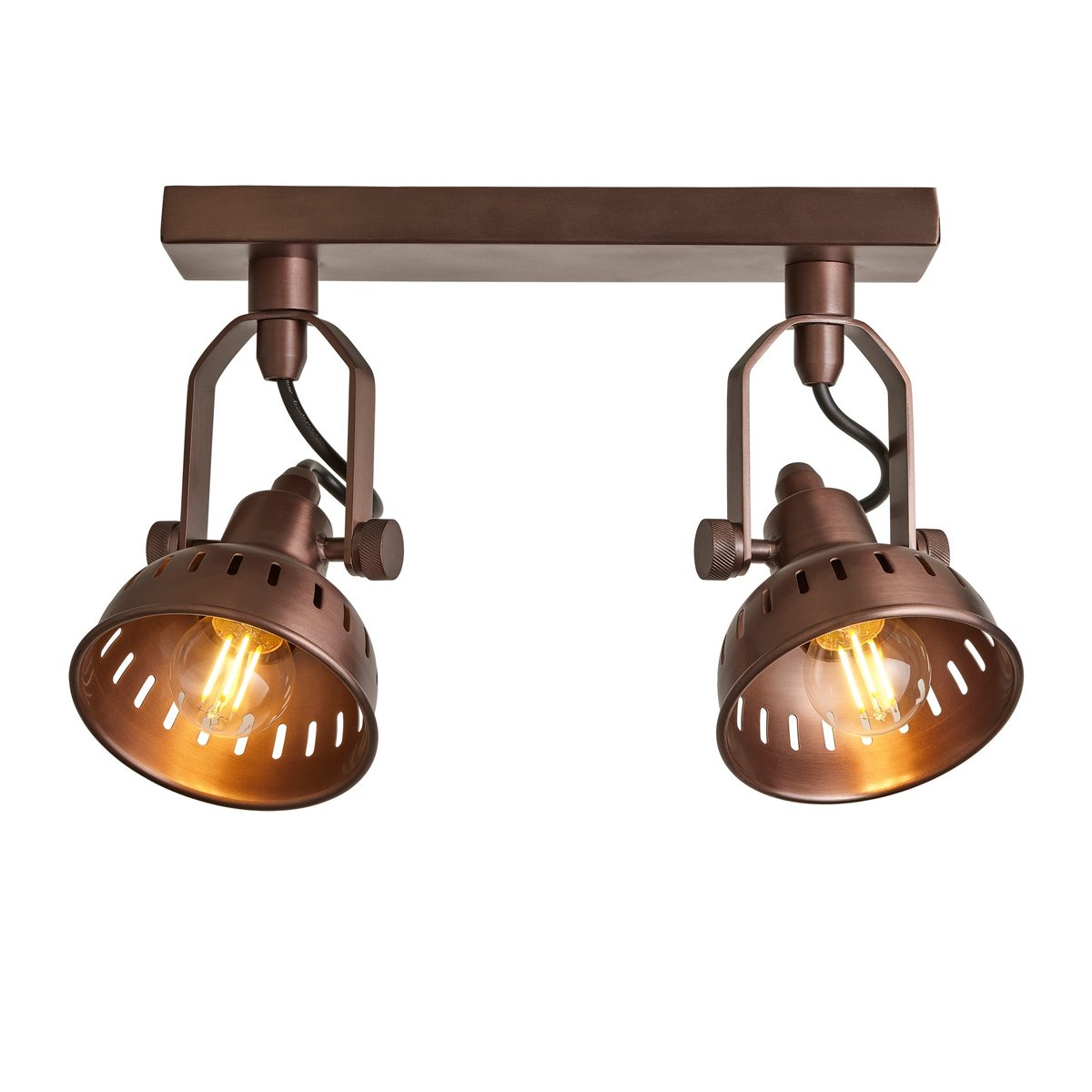 Image of Industville's Swivel Spotlight Wall Light Double