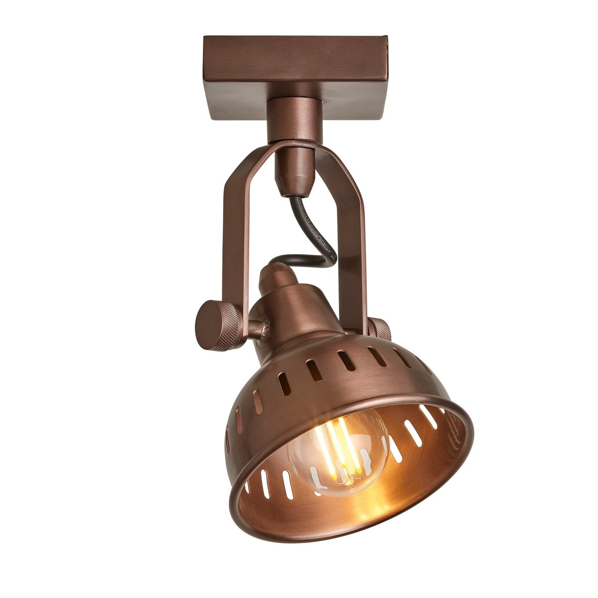 Image of Industville's Swivel Spotlight Wall Light Single