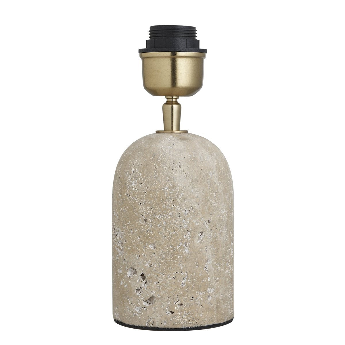 Image of Industville's Travertine Cone Table Lamp