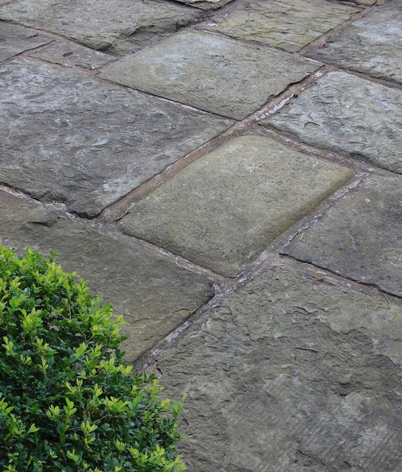 Ca'Pietra's Antique English Reclaimed Riven Sandstone Tiles