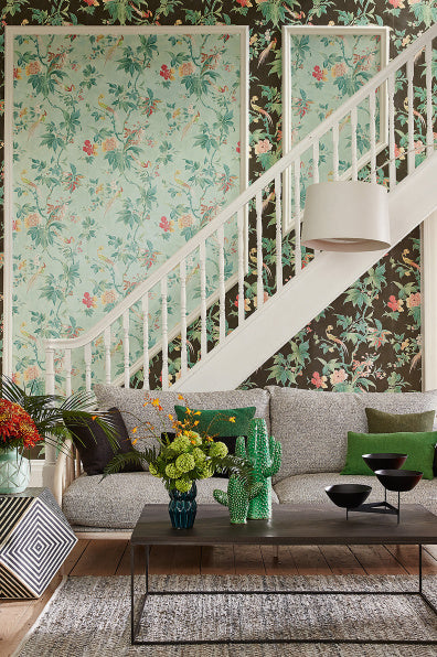 Little Greene's Paradise Wallpaper in Nightshade