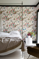 Little Greene's Darwin Wallpaper in Serein