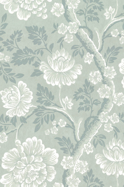Little Greene's Gustav Wallpaper in Cloud