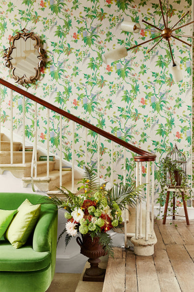 Little Greene's Paradise Wallpaper in Feather