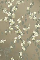 Little Greene's Sakura Wallpaper in Metal Lustre