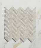 Ca'Pietra's Athens Carrara Marble Mosaic Tiles
