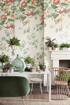 Little Greene's Asterid Wallpaper in Lantern