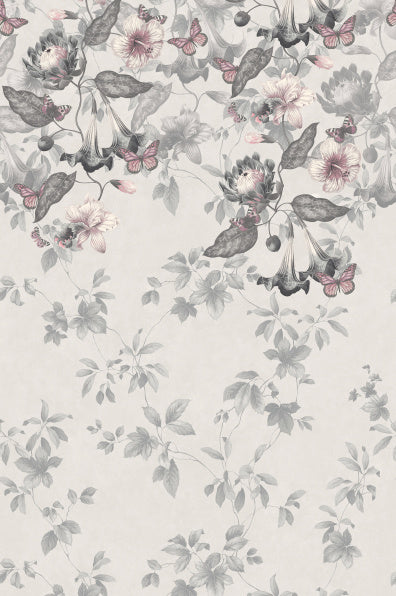 Little Greene's Asterid Wallpaper in Nightshade