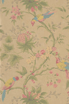 Little Greene's Brooke House Wallpaper in Parchment