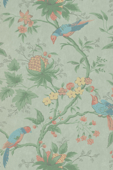 Little Greene's Brooke House Wallpaper in Silk