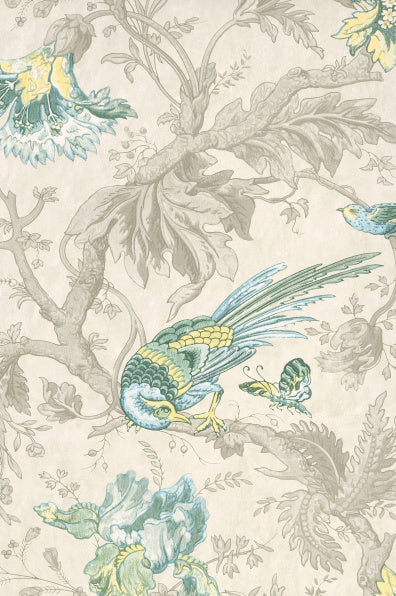 Little Greene's Crowe Hall Lane Wallpaper in Paradise