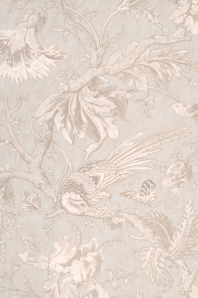 Little Greene's Crowe Hall Lane Wallpaper in Talcum