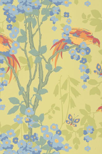 Little Greene's Loriini Wallpaper in Jasper